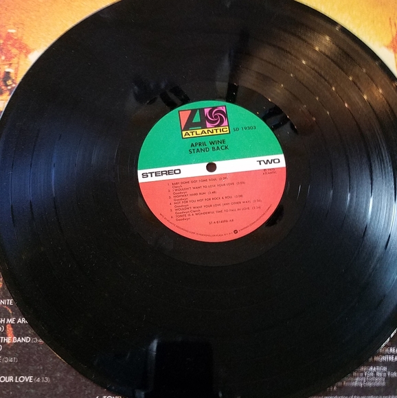 1982 April Wine "Stand Back" Vinyl Record - Picture 5 of 10
